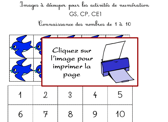 Apprendre à compter jusqu'à 10
